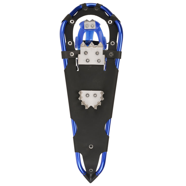 Crescent Moon Womens Athletic Snowshoes w/ Crampons, Gold 13 Sapphire Blue(Used) - VMInnovations