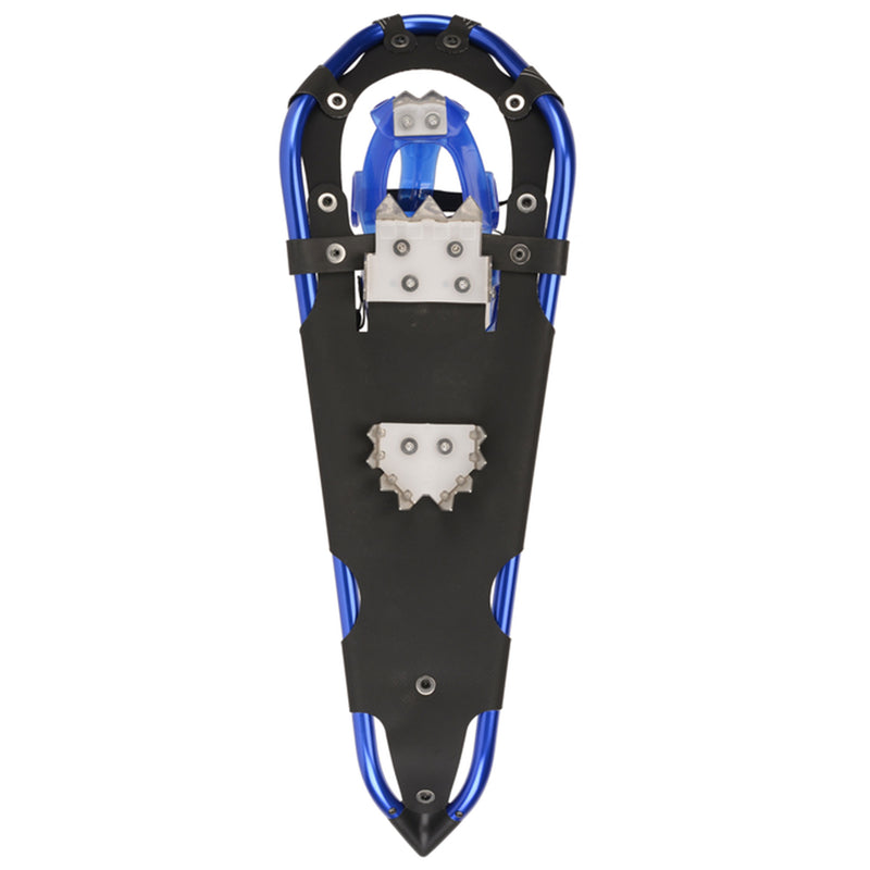 Crescent Moon Womens Athletic Snowshoes w/ Crampons, Gold 13 Sapphire Blue(Used)