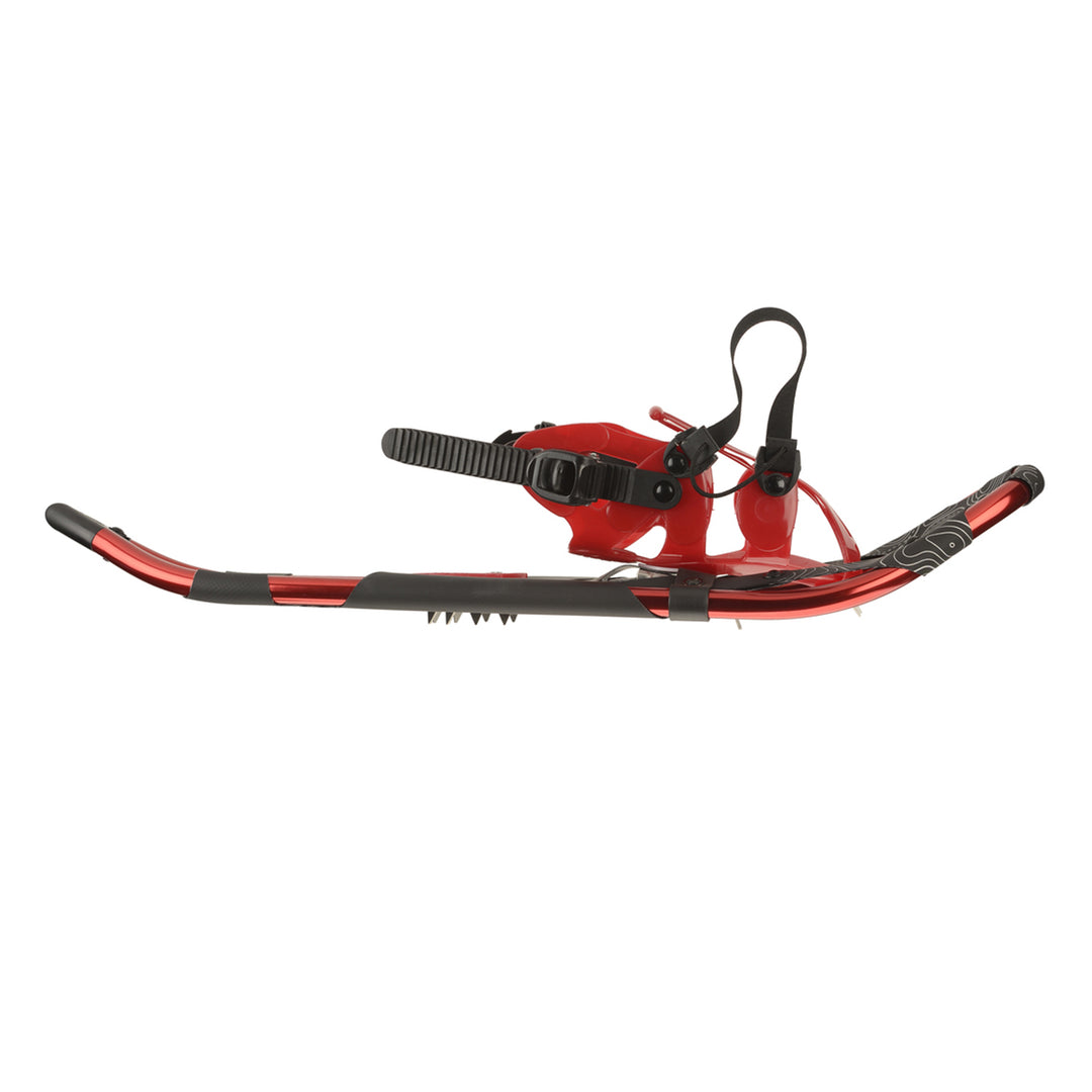 Crescent Moon Athletic All Terrain Recreational Snowshoes for Adults, Gold 9 Red