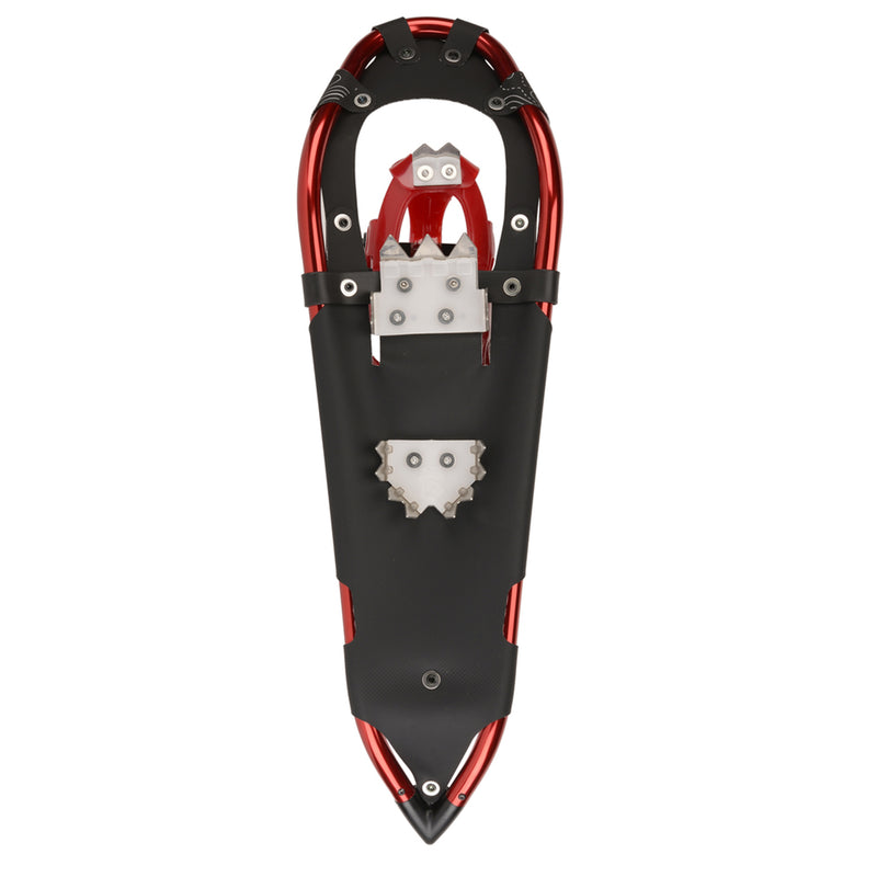 Crescent Moon Athletic All Terrain Recreational Snowshoes for Adults, Gold 9 Red
