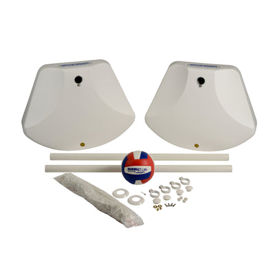 Dunn-Rite Splash & Shoot Pool Basketball Hoop & AquaVolly Pool Volleyball Set