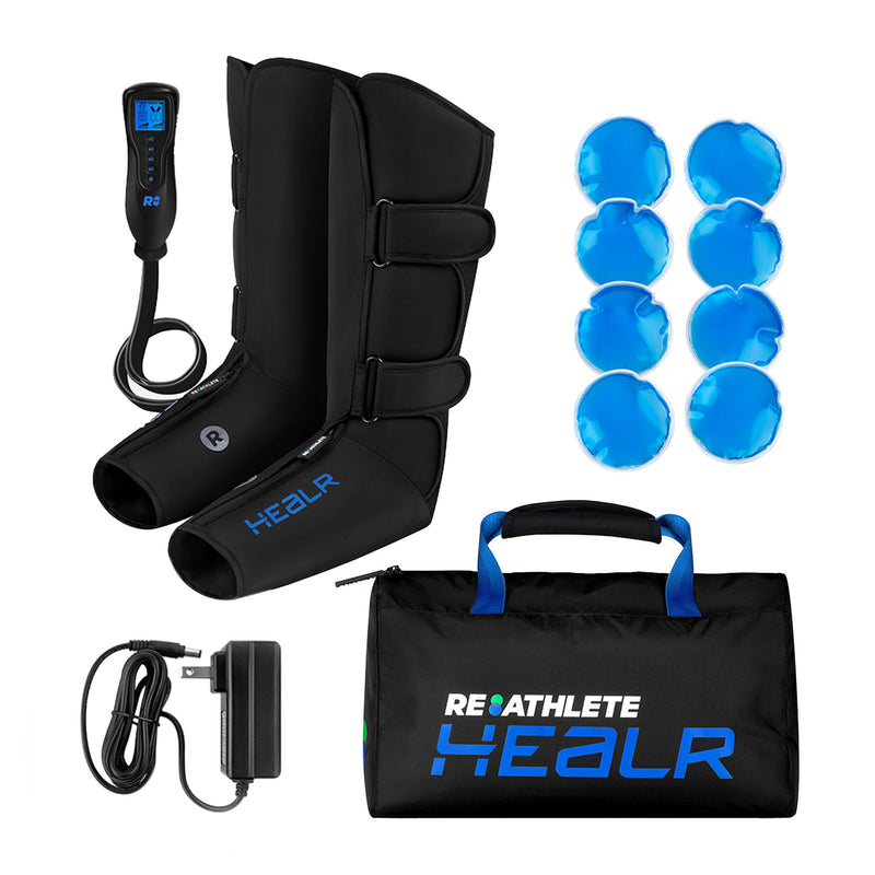 REATHLETE HEALR Adjustable Hot/Cold Therapy Massager for Leg, Calf, and Foot