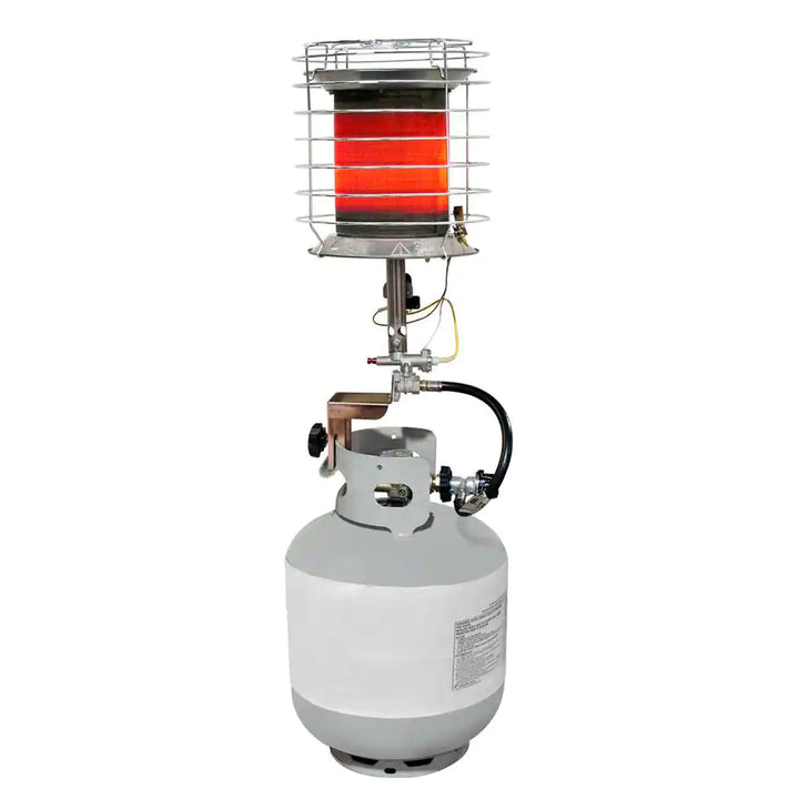 Dura Heat 360 Degree Outdoor Steel Propane Tank Top Heater w/ Safety Shutoff - VMInnovations