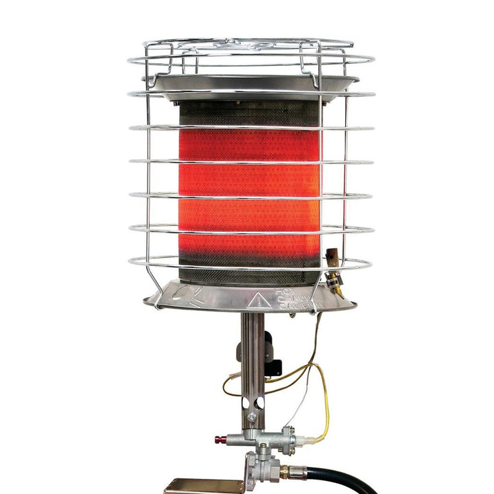 Dura Heat 360 Degree Outdoor Steel Propane Tank Top Heater w/ Safety Shutoff - VMInnovations