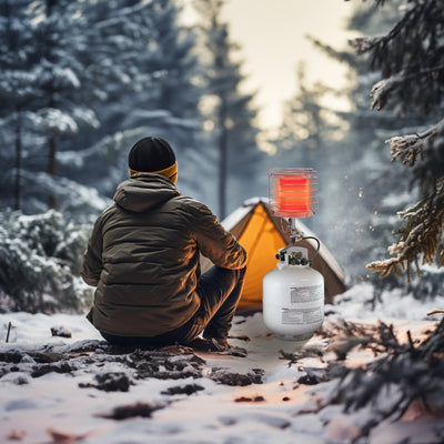 Dura Heat 360 Degree Outdoor Steel Propane Tank Top Heater w/ Safety Shutoff - VMInnovations