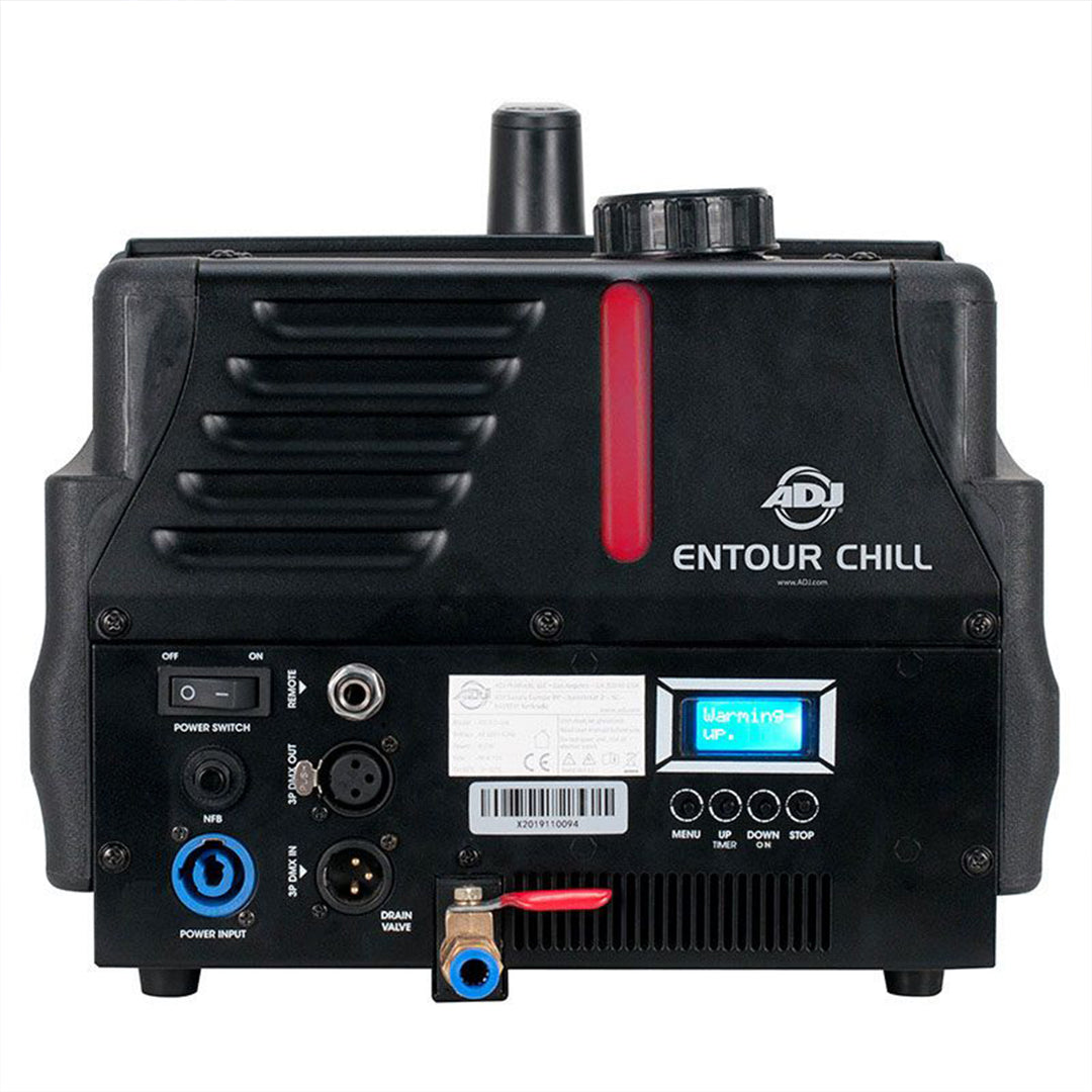 ADJ Products Entour Chill 800W High Output Fog Machine w/ Timer & Fog Liquid, 4L