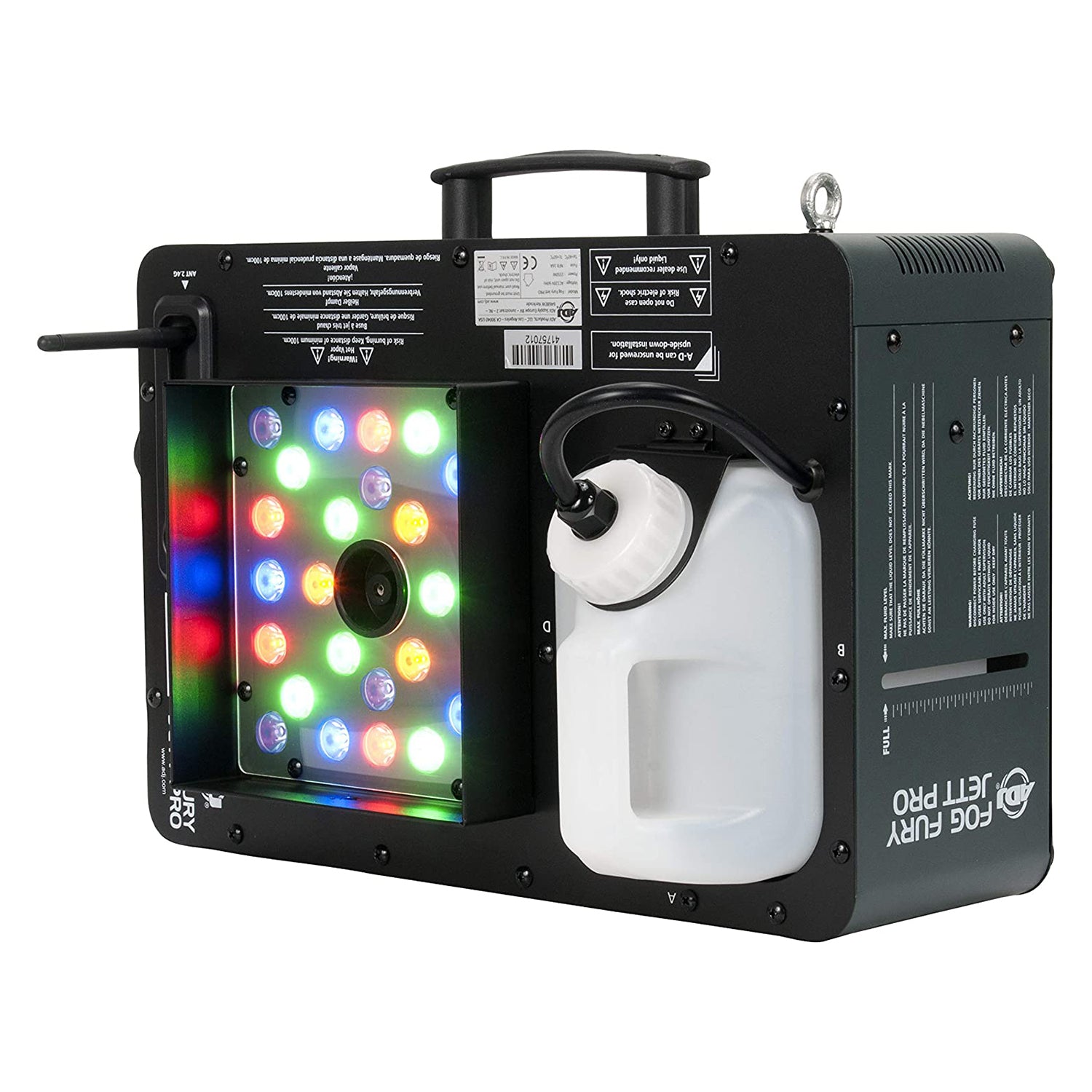ADJ Products Fog Fury Jett Pro Multi Positional Smoke and LED Lights Machine - VMInnovations
