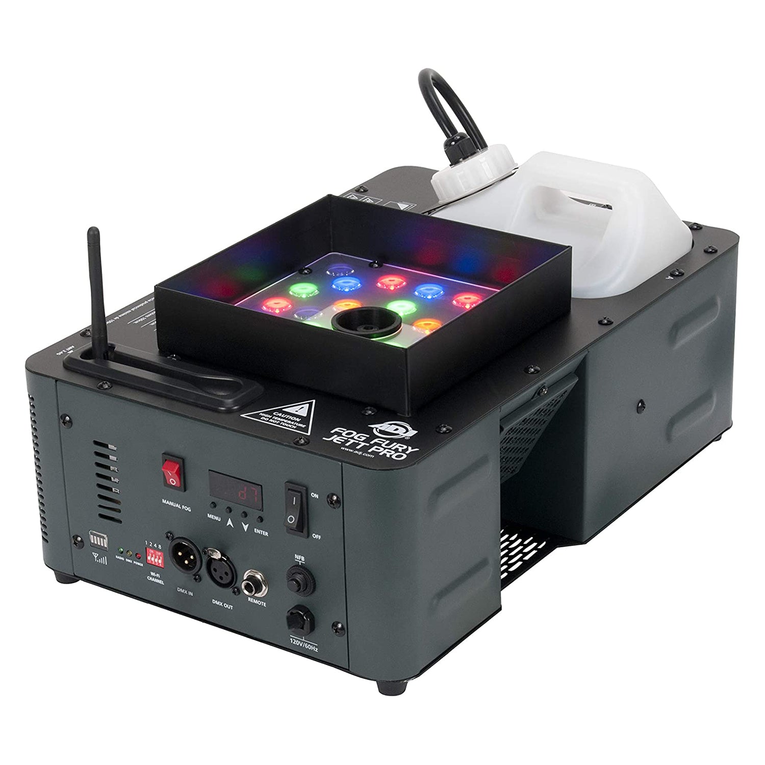 ADJ Products Fog Fury Jett Pro Multi Positional Smoke and LED Lights Machine - VMInnovations