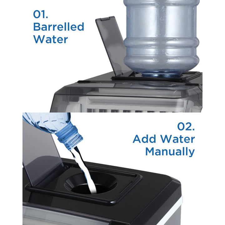 WANDOR 44 Pound 1 Gallon Countertop Self Cleaning Ice Maker w/ Ice Scoop (Used) - VMInnovations