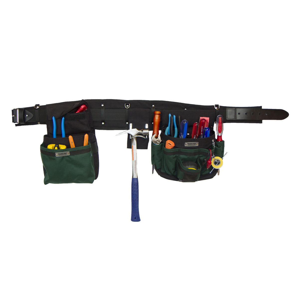 Boulder Bag Ultimate Comfort Combo 104 Electrician Tool Belt, 36-40", Green