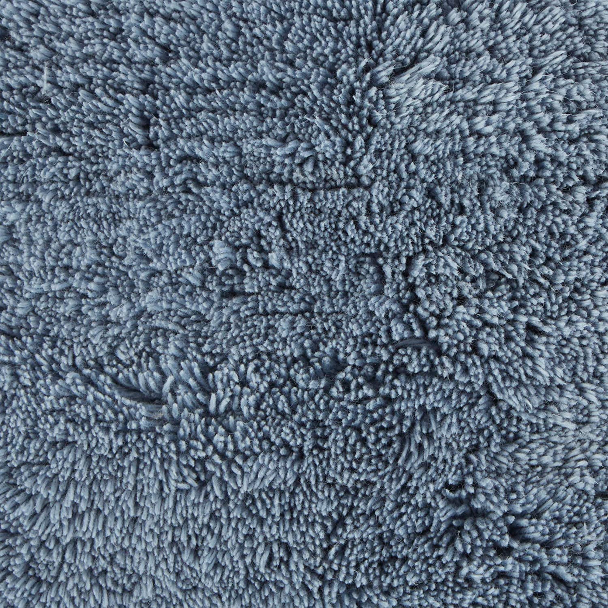 Grund Puro Organic Cotton 34 x 21" Reversible Luxury Bath Rug, Blue (Open Box)