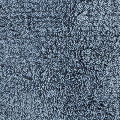 Grund Puro Organic Cotton 34 x 21" Reversible Luxury Bath Rug, Blue (Open Box)