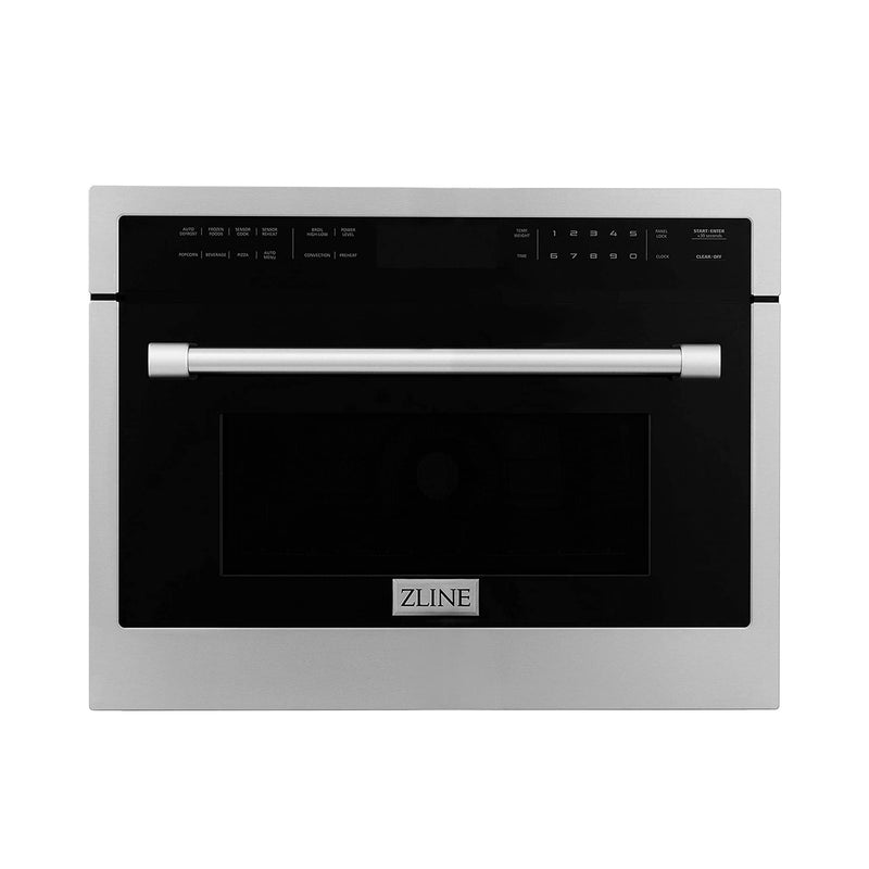ZLINE MWO-24 Elite Stainless Steel Built In Convection Microwave Oven, Silver