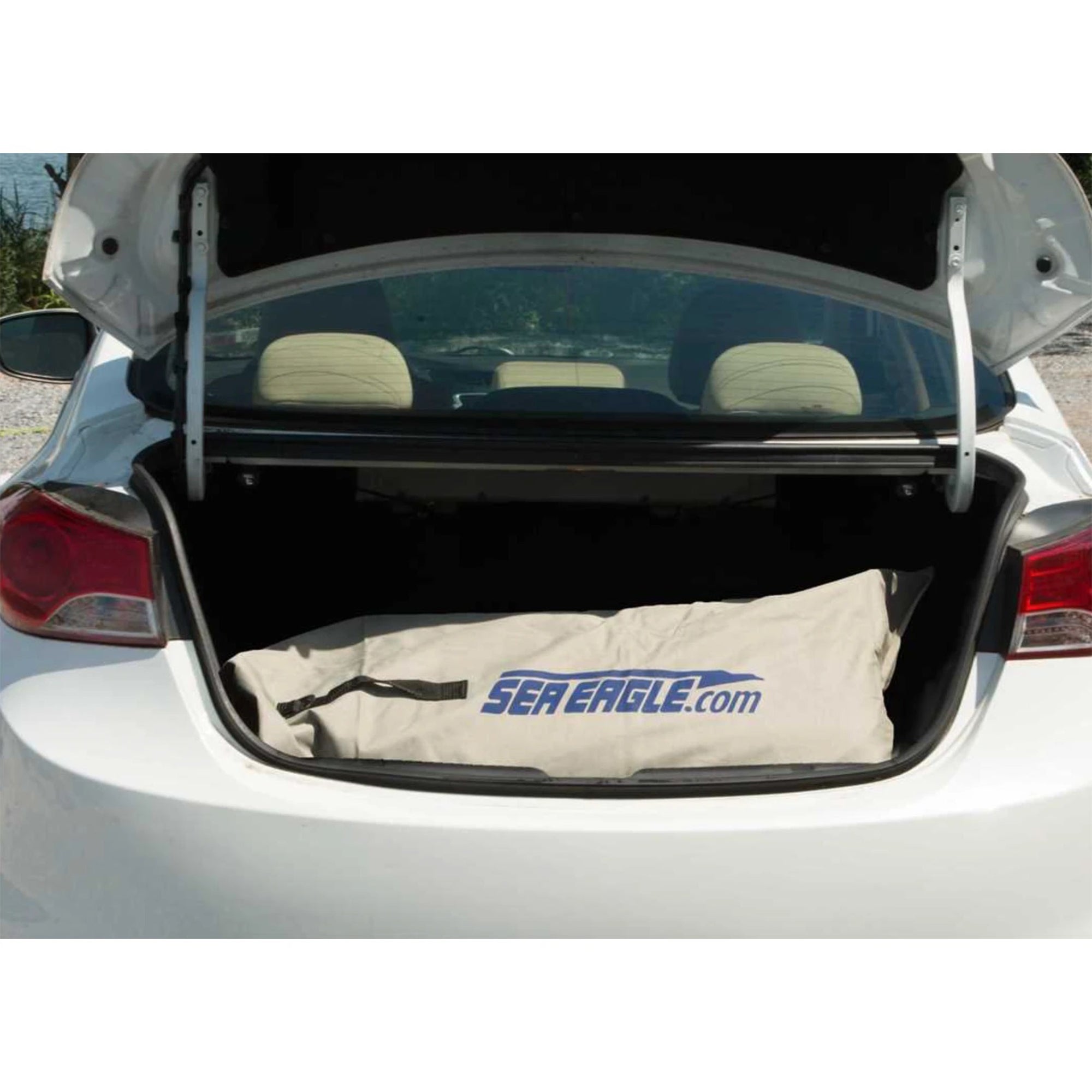 Sea Eagle SE9K Inflatable 4 Person Motormount Boat Package with Removable Floor