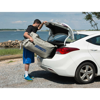 Sea Eagle SE9K Inflatable 4 Person Motormount Boat Package with Removable Floor