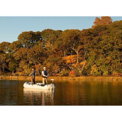 Sea Eagle SE9K Inflatable 4 Person Motormount Boat Package with Removable Floor