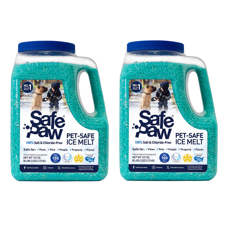 Safe Paw 8 Lb Non Toxic Salt Chloride Free Pet Safe Ice Melt (2 Pack) (Open Box)
