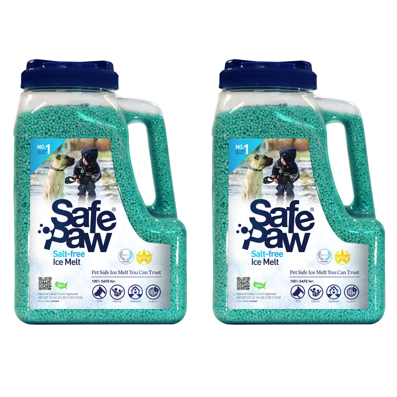 Safe Paw 8 Lb Non Toxic Salt Chloride Free Pet Safe Ice Melt (2 Pack) (Open Box)