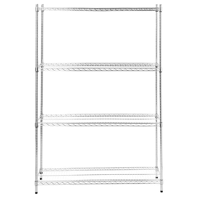 IRIS USA Heavy Adjustable 4 Shelf Wire Organization & Storage Unit (Open Box)