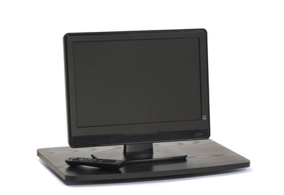 Designs2Go Swivel Wood Rotating TV Monitor Stand