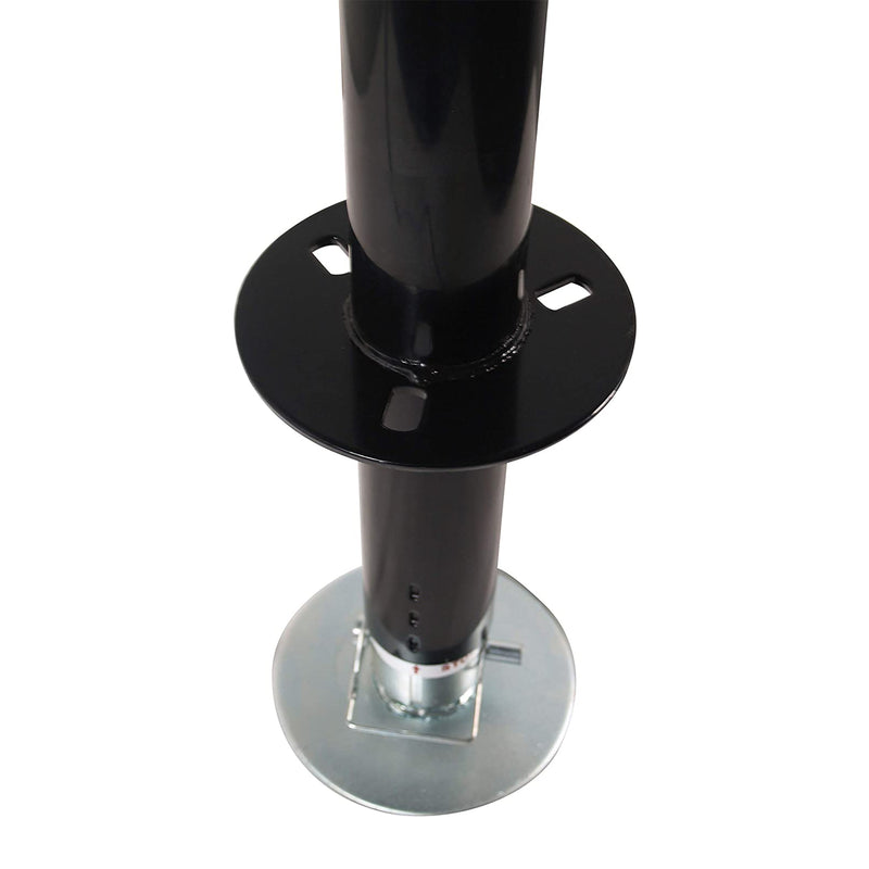 Quick Products JQ-3500B 2.25 Inch Electric Tongue Jack w/ LED Work Light, Black