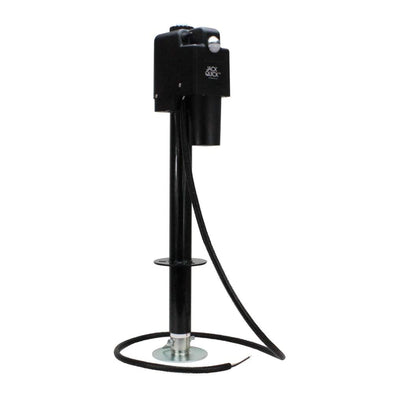 Quick Products 2.25 Inch Electric Tongue Jack w/ LED Work Light, Black(Open Box)