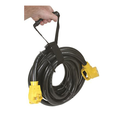 Camco 30 Foot 50 Amp RV Extension Cord w/ PowerGrip Handles and Carrying Strap