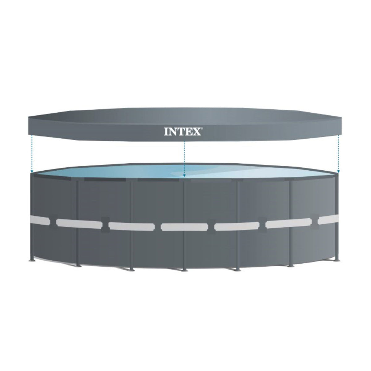 Intex 14' x 42" Ultra XTR Frame Above Ground Pool Set with 3 In Chlorine Tablets