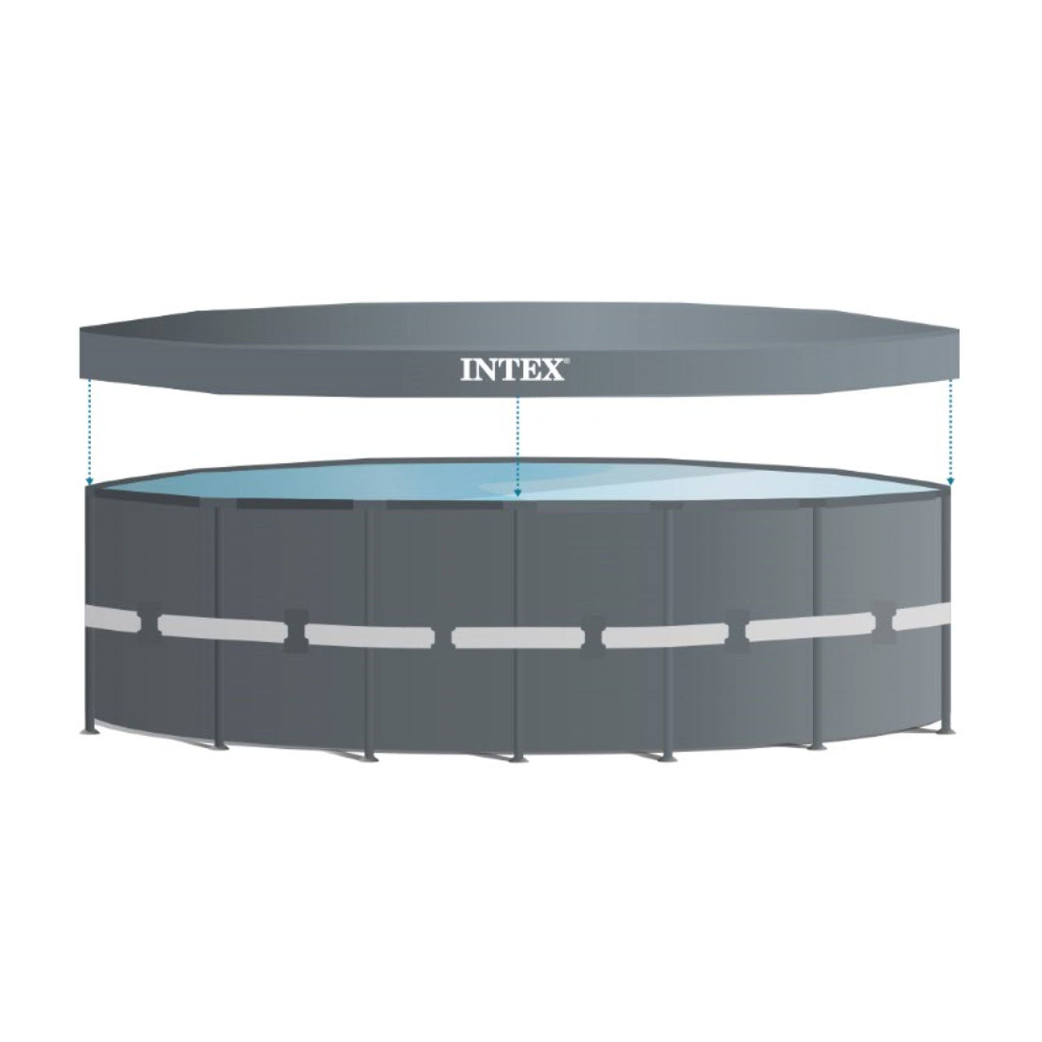 Intex 14' x 42" Ultra XTR Frame Above Ground Pool Set with 3 In Chlorine Tablets - VMInnovations