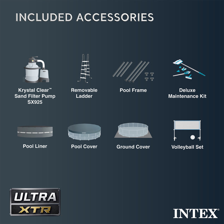 Intex 26309ST 14' x 42" Ultra XTR Frame Above Ground Pool Set w/ Pump (Used)