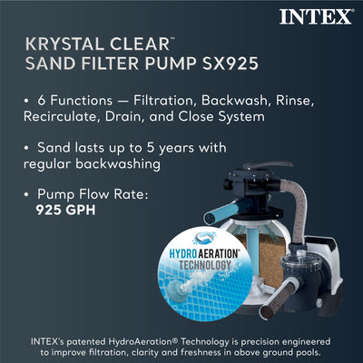 Intex 14' x 52" Ultra XTR Frame Above Ground Pool Set and Maintenance Pool Kit