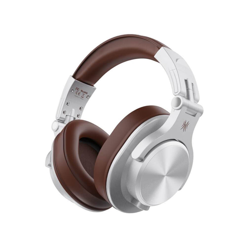 OneOdio Fusion Wired & Wireless Headphones, Silver & bopmen USB Wired Headphones