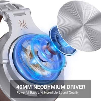OneOdio Studio Gaming Wired Headphones, Silver & bopmen USB Wired Headphones - VMInnovations