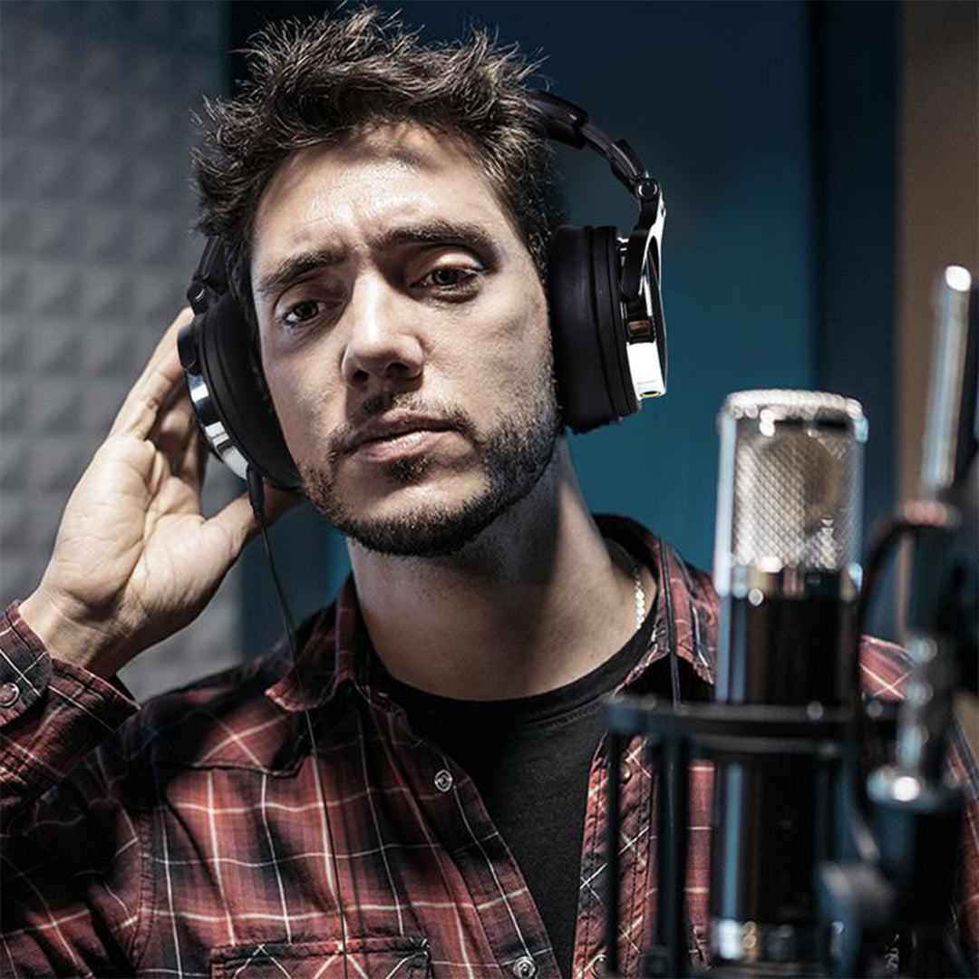 OneOdio Pro 10 Over Ear 50mm Driver Wired Studio DJ Headphones Headset, Black - VMInnovations