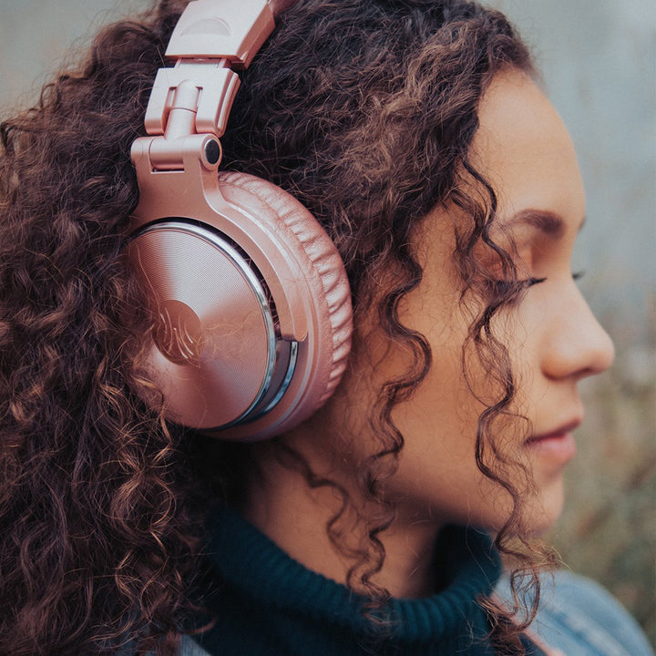 OneOdio Pro 10 Over Ear 50mm Driver Wired Studio DJ Headphones Headset, Pink - VMInnovations