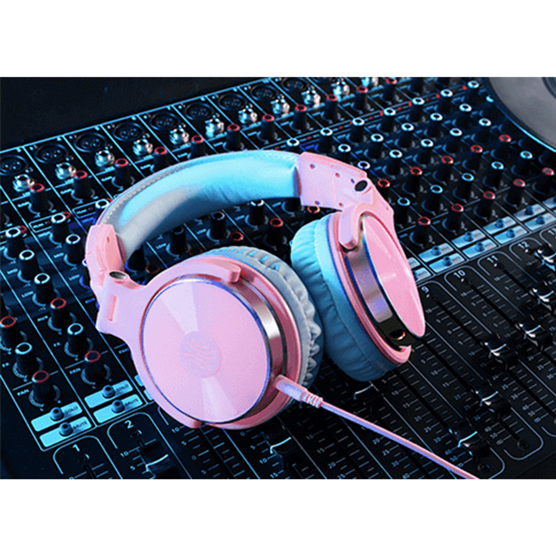 OneOdio Pro 10 Over Ear 50mm Driver Wired Studio DJ Headset, Red (Open Box) - VMInnovations