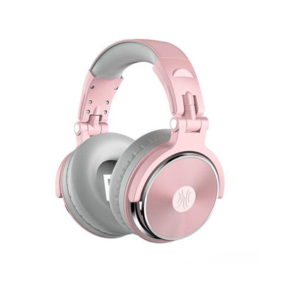 OneOdio Pro 10 Over Ear 50mm Driver Wired Studio DJ Headphones Headset, Pink