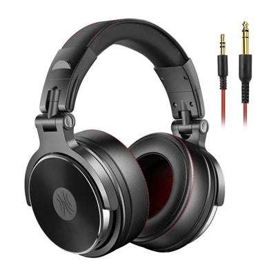 OneOdio Pro 50 Black Studio & Wired Over Ear Headphones with Hi-Res Audio, Black - VMInnovations