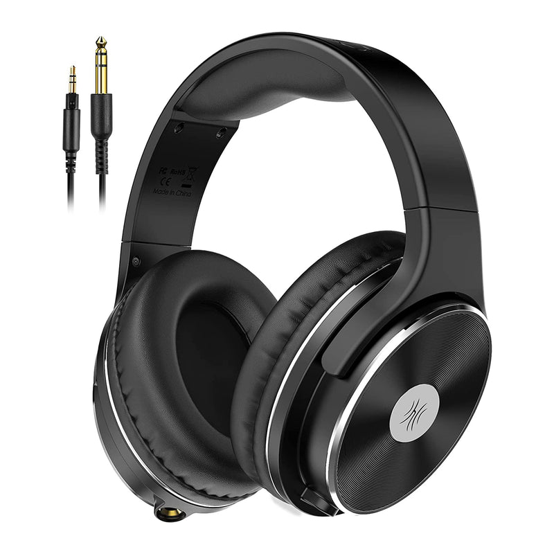 OneOdio Studio HIFI Closed Back Over Ear Wired Headphones, Black (Used)