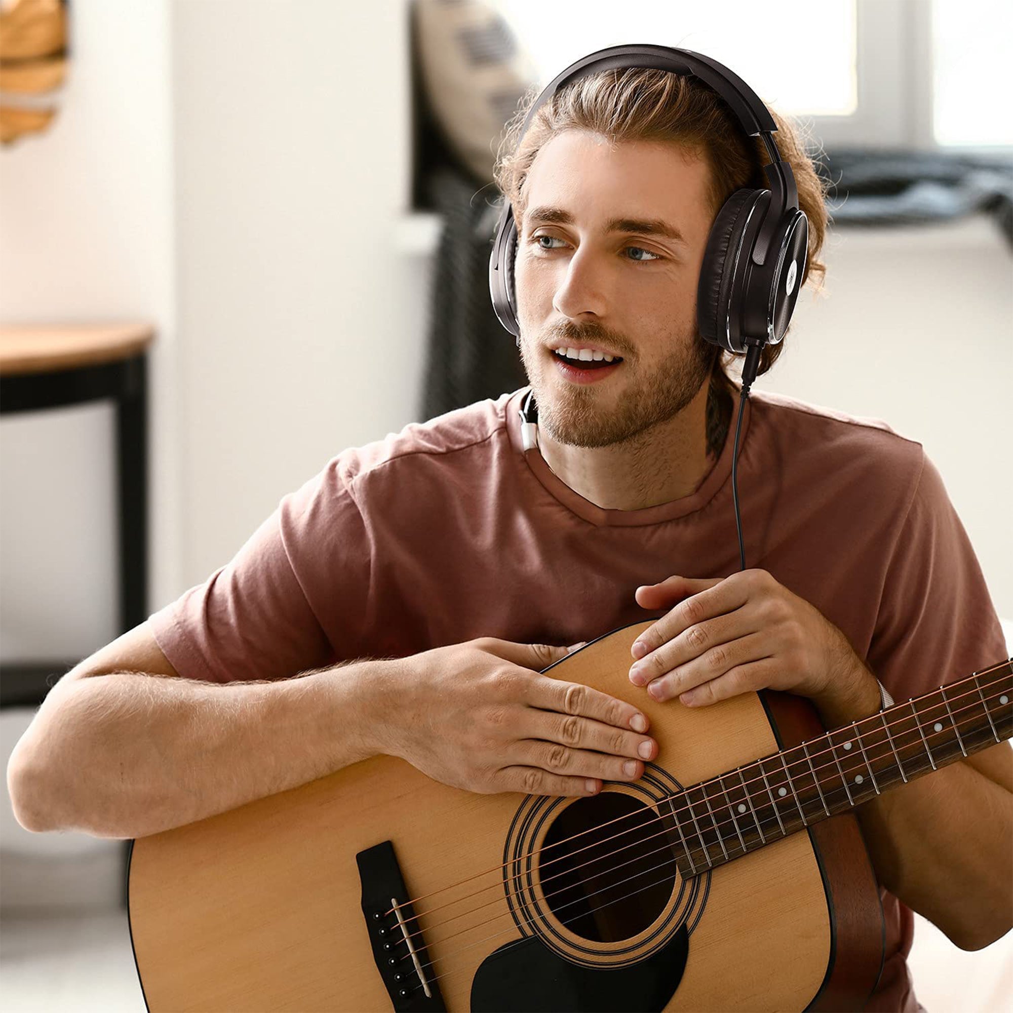 OneOdio Studio HIFI Closed Back Over Ear Wired Professional Headphones, Black - VMInnovations