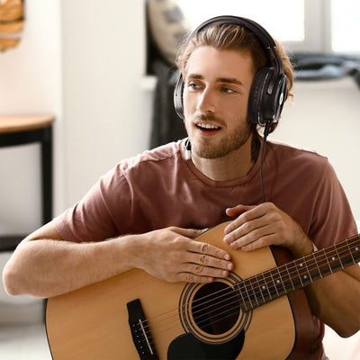 OneOdio Studio HIFI Closed Back Over Ear Wired Professional Headphones, Black - VMInnovations