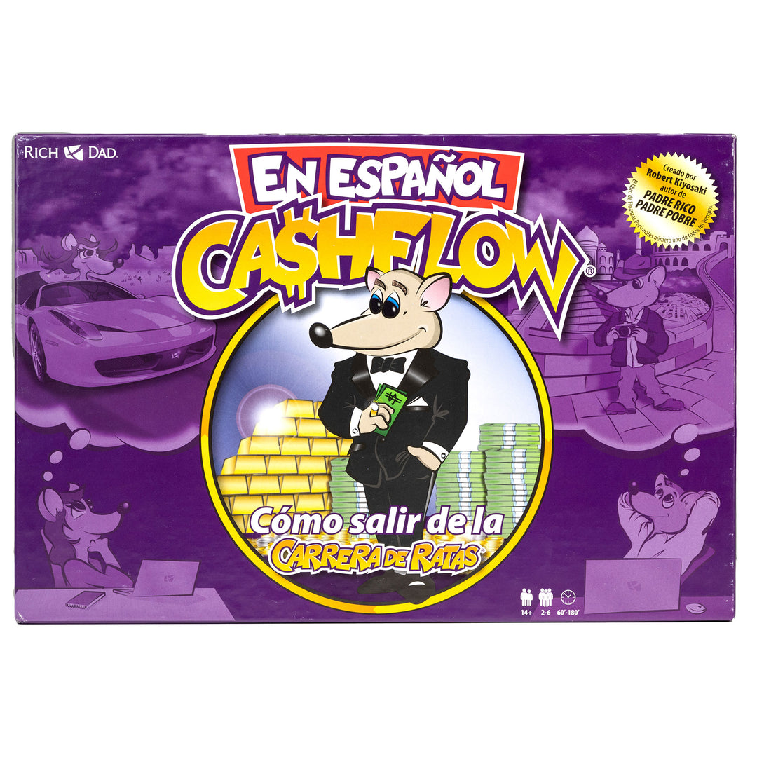 Rich Dad CASHFLOW Strategic Investing & Educational Board Game, En Español - VMInnovations