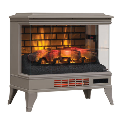 Duraflame 5,200 BTU InfraGen 3D Effect Stove Heater & Remote, Gray (Used)