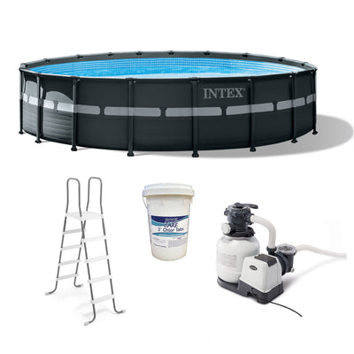 Intex 18' x 52" Ultra XTR Frame Above Ground Pool Set with 3 In Chlorine Tablets