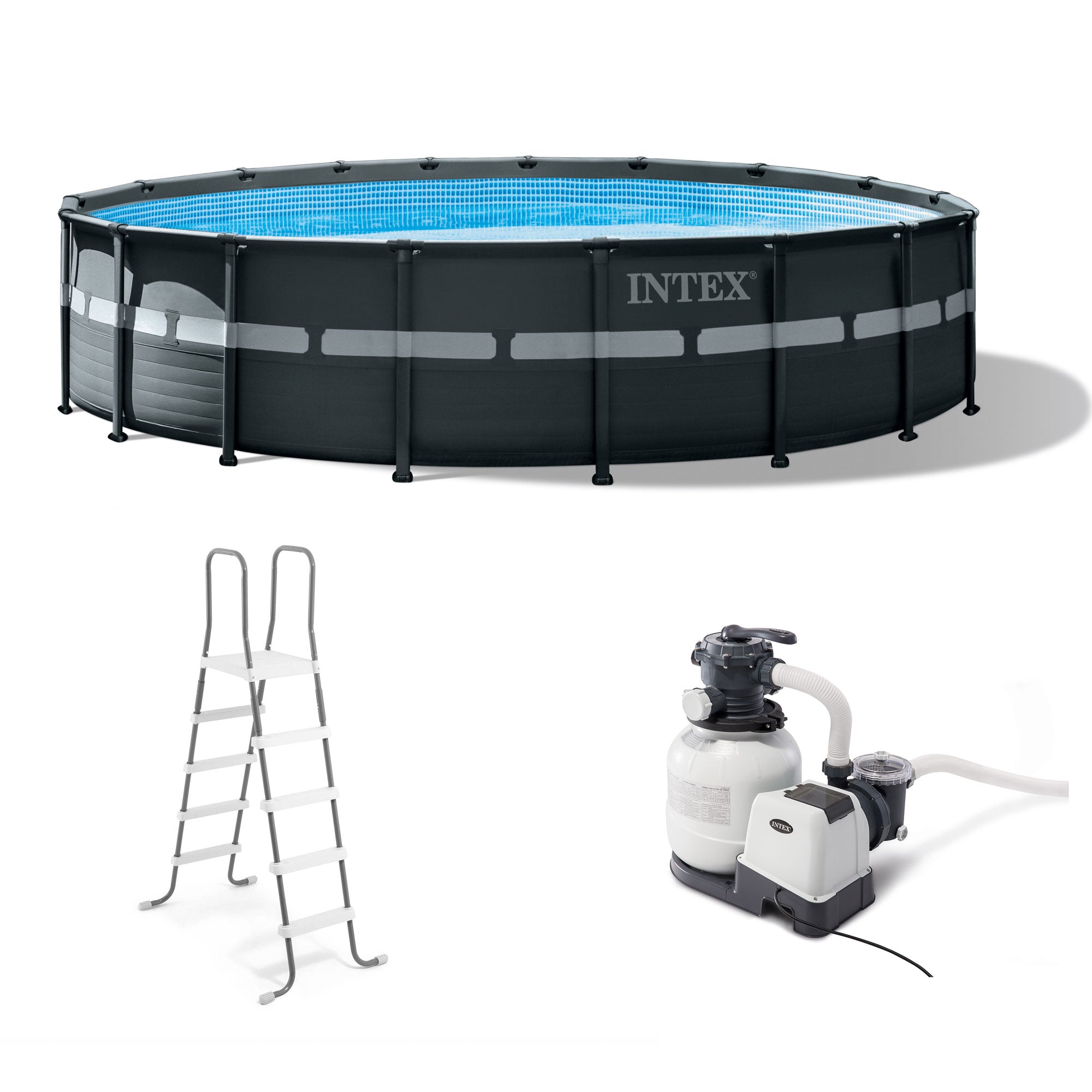 Intex 18' x 52" Ultra XTR Frame Above Ground Pool Set with 3 In Chlorine Tablets
