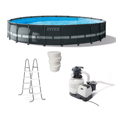 Intex 20' x 48" Ultra XTR Frame Above Ground Pool Set with 3 In Chlorine Tablets - VMInnovations