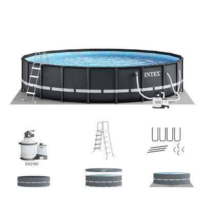 20'x48" Ultra XTR Frame Pool Set w/2100 GPH Filter + Accessories (Open Box)