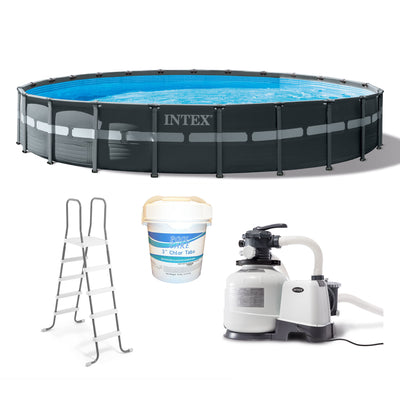 Intex 24' x 52" Ultra XTR Frame Above Ground Pool Set with 3 In Chlorine Tablets