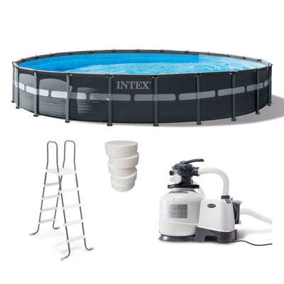 Intex 24' x 52" Ultra XTR Frame Above Ground Pool Set with 3 In Chlorine Tablets