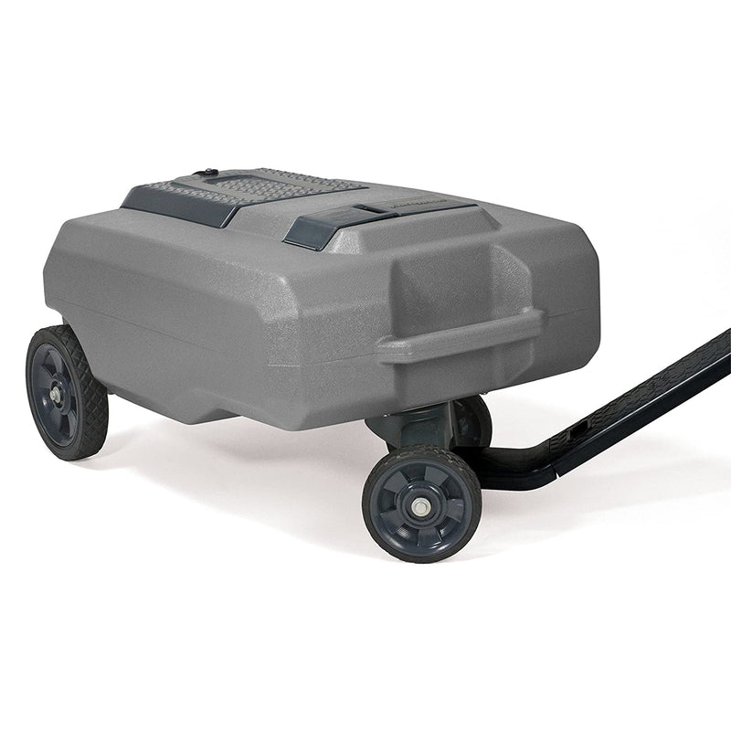 SmartTote 2 40517 4 Wheel 18 Gallon Portable RV Sewage Waste Tank Tote Carrier